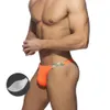 Herren-Bademode Tanga Herren mit Druckpolster einfarbige Nähte Badehose europäisch amerikanisch Mode niedrige Taille sexy Bikini Sommer Brandung schnell trocknend 230413