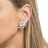 Stud Huitan Sparkling Women Women Cubic Zirconia Kolczyki Wspaniałe żeńskie przyjęcie weselne moda Uch Ear Akcesoria biżuterii 231113