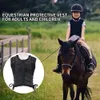 Skates Helmets Unisex Outdoor EVA Padded Vest Children Eventer Damping Safety Horse Riding Armor Equestrian Accessory Body Protective Sports 231114