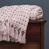 Dekens dimi kwastjes reisdraad deken deken swadding home decor gebreide deken voor bed geometrische jacquard sofa deken cover 230414