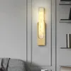 Lâmpada de parede moderna nórdica quarto cabeceira resina luxo led arandela luz para sala estar escada sala jantar banheiro decoração casa