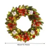 Christmas Decorations LED Light Christmas Wreath for Front Door Champagne Gold Window Wall Door Home Decorations Christmas Garland Ornament Navidad 231113