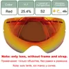 Skidglasögon LOCLE GOG-2010 Lens Ski Goggles Lens Anti-Fog UV400 Big sfäriska skidglasögon Snöglasögon glasögonlinser Endast byte av 231113