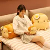 Cartoon simulation toast bread strip pillow plush toy super cute toast bread doll