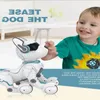 Freeshipping uzaktan kumandalı akıllı dublör robot köpek erken eğitim akıllı dans robot köpek oyuncak taklit hayvanlar mini evcil köpek robot oyuncak xeinn