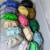 Pouch Venetasbottegas 2023 Handtas Geplooid Geweven Cloud Bag Leer Eén Schouder Cross Body Magnetische Knop Knoedel Broodje Meisje