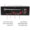 Freeshipping DC12V / AC220V / AC110V Bluetooth 2ch Hi-Fi Car Stereo Audio Power Amplifier Digital Player Support USB / SD / FM / DVD Kuawe