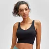 2024 Tabbron à débarquement sexy pour femmes Sports de yoga de yoga serré Yoga Top top poitrine pas de beurre Soft Sports Fitness Cost personnalisé Logo Logo Lingerie Bralette