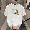 2024 Esplosivo Casual High-end da uomo Ago corto T-shirt Mezza manica estiva Puro cotone Marchio di moda Allentato 100 Top T