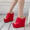 Olomm Handmade Women Platform Mules Sandals Slippers КЛАБОТЫ ПИСА