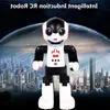 Freeshipping New 24 Ghz Inteligentne inteligentne roboty humanoids robot indukcja palmowa zabawki edukacyjne chodzące taniec robo fuef