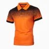 Polos pour hommes été T-shirts décontractés hommes polos à manches courtes respirant affaires mode T-Shirt mâle Golf pull vêtements