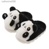 Slipper Winter Kinder Warme Hausschuhe Mädchen Jungen Nette Plüsch Panda Baumwolle Schuhe Kinder Baby Hause Innen Nicht-slip HausschuheL231114