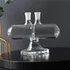 ACOOK 14mm Femelle Joint Verre Bongs D'eau Tuyau Dab Plate-forme Pétrolière Infinity Cascade Bong En Verre Conception Unique Gravité Inversible Avec Bol