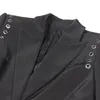 Женские брюки из двух предметов 2023, одежда в английском стиле, роскошный дизайн, уличные женские черные комплекты, качественные костюмы
