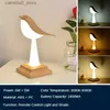 Luzes da noite Modern Magpie pássaro Candeeiro de mesa criativo luz noturna toque de carregamento atmosfera luz carro aromaterapia luz decorativa Home Decor Q231114