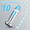Metalen APP Anale Plug Vibrator Draadloze Bluetooth Afstandsbediening Butt Massager Trainer Speeltjes voor Vrouwen Mannen Volwassen 18 231010