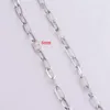 Kedjor 1 st bredd 6mm 12,5 mm rostfritt stål kabel länk o korskedjan halsband för diy smycken fynd som gör
