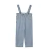 Overalls Spring Autumn Girls Casual Suspender Jeans Pant Baby Kids Children Overall Denim Trousers 230414