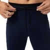 Męskie spodnie męskie spodnie fitness Pocket Pocket Szybkie suche wysokie odbicie na zewnątrz biegnących koszykówki Trainstants W0414