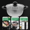 Pans Pot Soup Cooking Stainless Steel Stock Lid Pan Pasta Kitchen Milk Cookware Saucepan Noodle Stew Noodles Stockpot Boiling