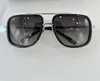 Matte Black Titanium Square Solglasögon för män Brown Lens Fashion Glasses Gafas de Sol Designer Solglasögon Shades Occhiali Da Sole UV400 Eyewear