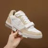 2023 Designer Sneaker Virgil Trainer Casual Shoes Calfskin Leather Abloh White Green Red Blue Letter Overlays Platform Low Sneakers Size 38-46 mkyi45702