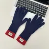 Kleurgecoördineerde handschoenen met gesplitste vingers en vijf vingers met gesplitst touchscreen Warme botsende herfst- en winterhandschoenen Meerkleurig optioneel 9Q8RS