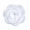 Saç Aksesuarları 150pcs/Lot 6cm Yanmış Kenarlar Saten Camellia Çiçek DIY Üretim Başlık Bantları Ayakkabı Çanta Saç Türü