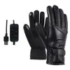 Guantes deportivos Hombres Mujeres Guantes de esquí con calefacción eléctrica USB Recargable Calentador de manos Invierno Térmico Pantalla táctil Guantes de ciclismo antideslizantes 231113