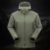 Chaqueta táctica militar para hombre, chaqueta de senderismo cómoda, resistente al viento, impermeable, ligera, transpirable, para exteriores, piel sintética, 2022