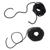 Freeshipping 2Pcs 100 Ft/50 Ft 1/2 Inch Split Wire Loom Conduit Polyethylene Tubing Black Color Sleeve Tube Fdodf