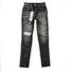 Jeans masculinos roxo marca jeans ksubi designer anti slim fit casual fashiion verdadeira nova linha o original é luxuoso
