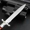 Italiensk kniv Snakewood Theone 9 "Mirror Blade Swinguard Quality Auto BM Tactical High Survival Stiletto Uoqhi