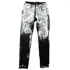 Ksubi Designer Designer Violet Jeans Pantalons Pantalones Hommes Déchiré Droit Régulier Denim Larmes Lavé Vieux Jeans 704