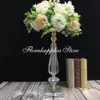 Other Event Party Supplies Tall acrylic flower stand crystal centerpiece for wedding clear floral vase candle holder marriage display 230414