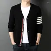 Heren truien Top Grade herenmode mode gebreide vest vurt trui Koreaans casual outdarse lagen mannelijke luxe jas kleding