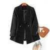 Women's Wool Blends Naizaiga 100 worsted wool white camel black long sleeve Women spring Jacket female suit coat MX4 231114