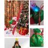 Decorações de Natal 2024 Papai Noel Boneca Escalada Escada com Enfeites de Árvore de Música para Casa 2023 Navidad Ano Crianças Presente 231114