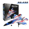 Aircraft Modle SG-F22 4K RC Airplane 3D Stunt Plane Model 2.4G Fjärrkontroll Fighter Glider Electric RC Aircraft Toys for Children AdultSl231114