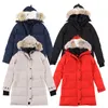 Parkas pour hommes 4 couleurs Vêtements de créateurs de qualité supérieure Canada G15 Shelburne Femmes Parka Manteau d'hiver Veste d'hiver en duvet de canard blanc Vestes en vraie fourrure Lady