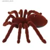 Electric/RC Animals Eboyu Simulation Söt RC Spider Infrared Remote Control Vehicle Car Electric Realistic Animal Kids Prank Scary Toy Q231114