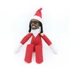 Juldekorationer Snoop på en böcker Elf Doll Spy Bent Home Decoration Year Gift Toy Red Green Blue Purple Drop Delivery Garden