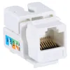 Livraison gratuite 50 pièces générique Cat6 RJ45 Jack support de perforation coupleur de module Ethernet Xtqiq