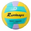 Balls Runleaps Volleyball Ball Size 5 Lightweight Volleyballs Soft Touch PU Leather Indoor Training Outdoor Sand Beach Seaside Games 230413