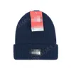 North Beanie Designer Faced Top Quality Hat Winter New Plush Outdoor Warmth Knitted Hat High Quality Couple Embroidered Woolen Hat