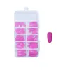 False Nails 100Pcs Transparent French Coffin Nail Tips For Extension Fake Press On Acrylic Art Manicure Tools