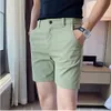 Heren shorts Koreaanse mode shorts heren Casual katoen werk shorts streetwear pure color zomers shorts comfort dunne cool broek mannen 230414