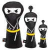 Altri prodotti per il golf Copricapo per mazza Set Aliennana Black Ninja Driver Copritesta Fairway Headcvoer Hybird Blade putter Mallet Putter Covers 230413