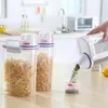 Storage Bottles Case Food Container Household Kitchen Supplies Cereal Holder Grain Box Sealed Can Flour Saving Bucket Rice Barrel